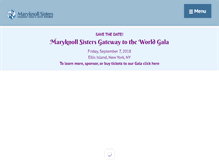 Tablet Screenshot of maryknollsisters.org